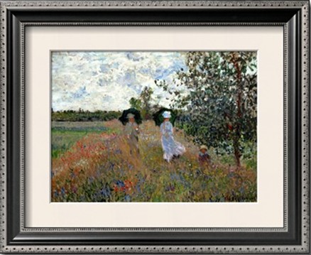 Promenade Near Argenteuil, 1873 - Claude Monet Paintings